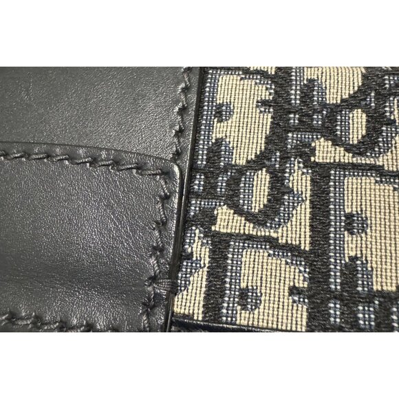 Christian Dior Womens Canvas Oblique Saddle Bag With Gold Hardware & Adjustable - Picture 16 of 16